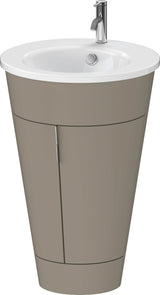 Duravit Starck 1 Waschtischunterbau 560 mm amerikanisch Nussbaum 2 Türen