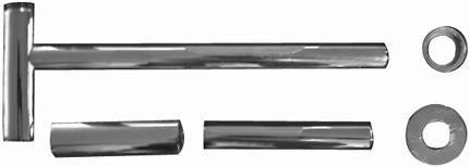 Duravit DU Design Siphon Schwarz Matt – Flaschensiphon Universal mit Rosette