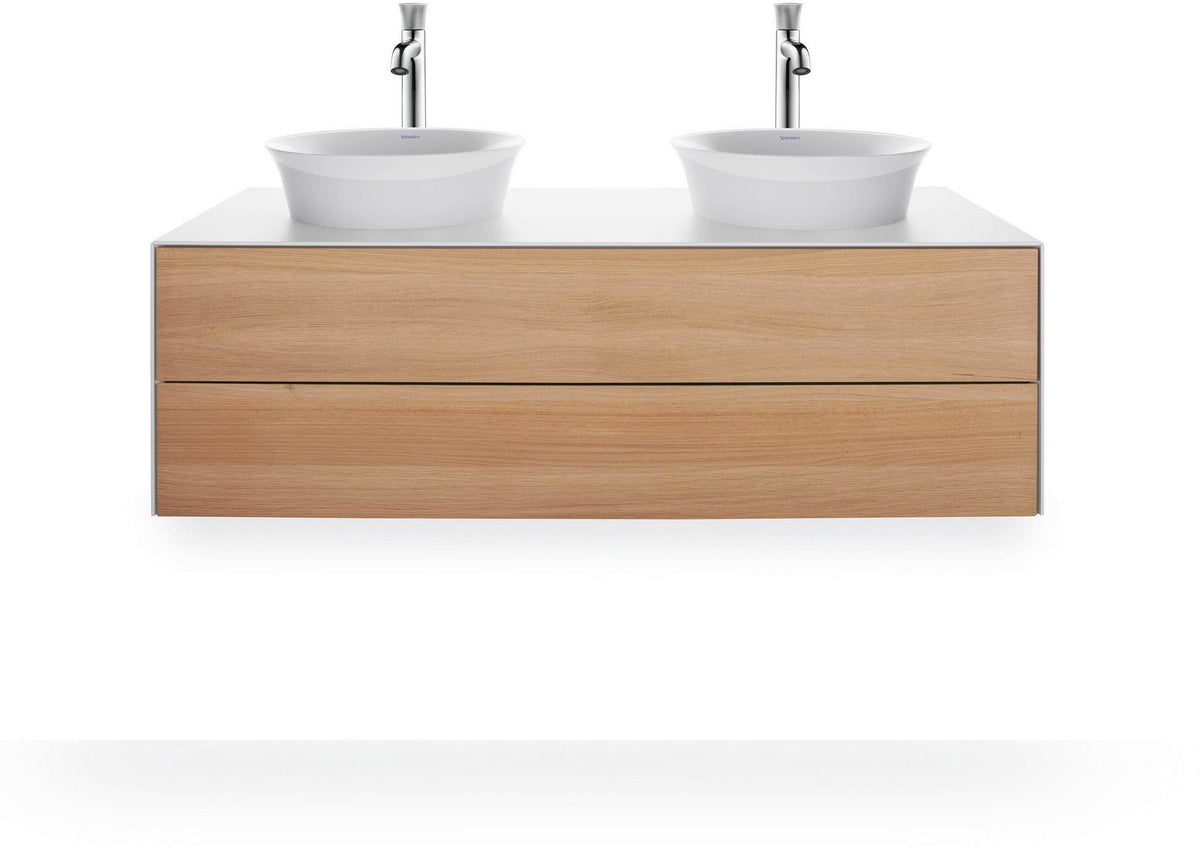DURAVIT White Tulip Aufsatzbecken 430 mm weiß ohne Überlauf mit WonderGliss