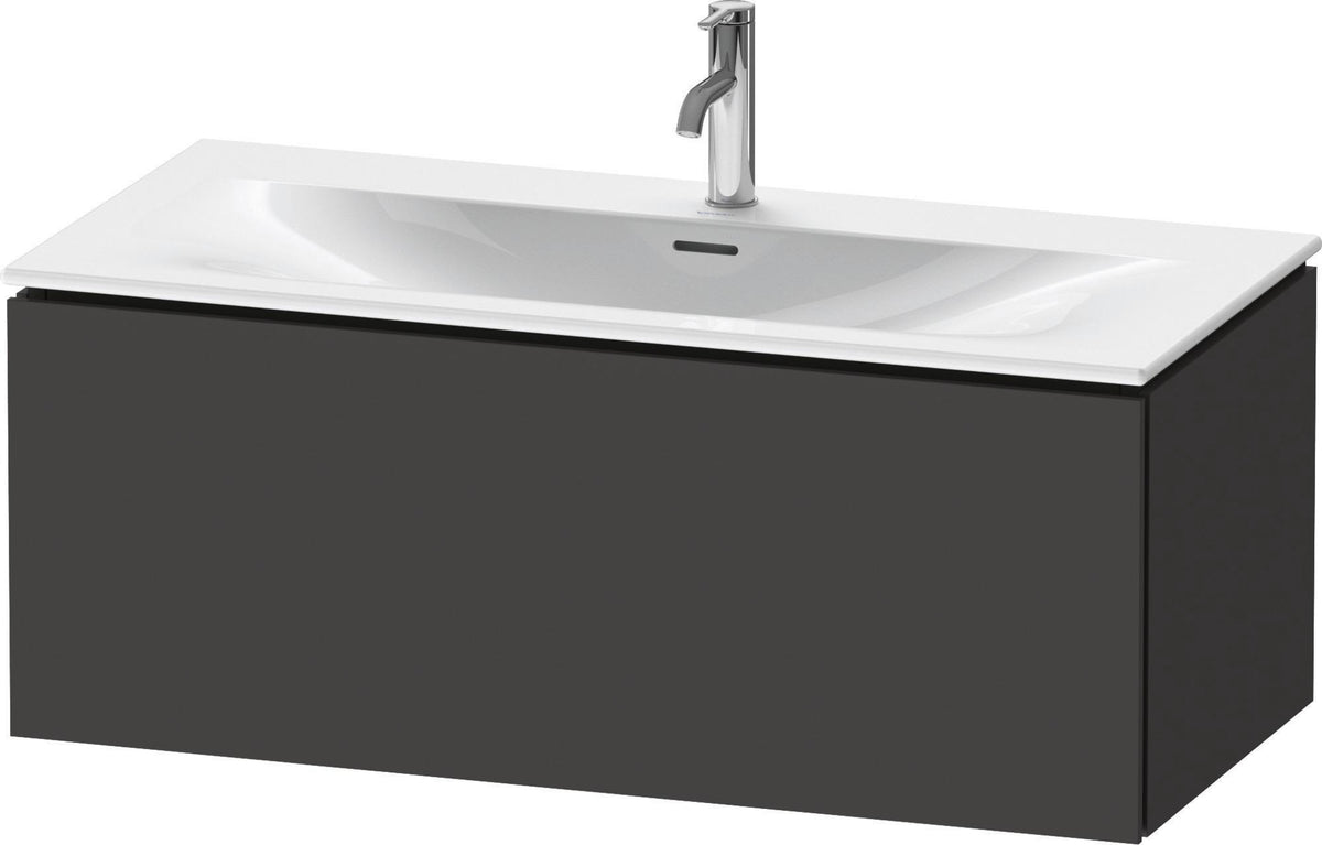 DURAVIT L-Cube Waschtischunterbau wandhängend 1020 mm weiß matt mit Tip-On Technik