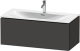 DURAVIT L-Cube Waschtischunterbau wandhängend 1020 mm weiß matt mit Tip-On Technik