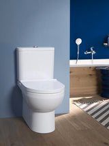 Duravit No.1 Stand-WC Kombi, spülrandlos, HygieneGlaze, 650 mm, weiß