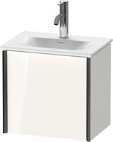 Duravit XViu Waschtischunterbau wandhängend, 1 Tür, 397x430x310 mm, weiß hochglanz, Tip-On-Technik