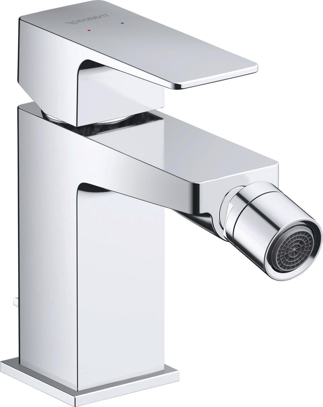DURAVIT Manhattan Einhebel-Bidetmischer Chrom mit Keramikmischsystem und Kugelgelenk-Strahlregler