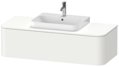 Duravit Waschtischunterbau Happy D.2 Plus 1300 mm taupe supermatt mit Tip-On-Technik