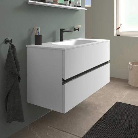 DURAVIT Sivida Spiegelablage 1200 mm in Chrom/Weiß Hochglanz – Ablage mit Befestigungsmaterial