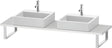 Duravit DuraStyle Compact Konsole 2 Ausschnitte 30x480x800 mm Weiß Matt – Variable Breite