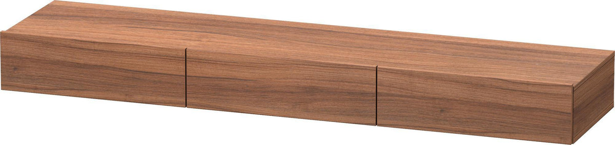 Duravit DuraStyle Schubkastenablage 1800 mm, 3 Schubkästen, Nussbaum Natur – Wandhängend