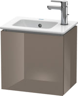 Duravit L-Cube Waschtischunterbau 420 mm flannel grey hochglanz, 1 Tür rechts