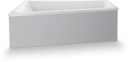 Duravit No.1 Badewanne 1500x800 mm Trapezform mit 1 Rückenschräge Weiß Einbauwanne