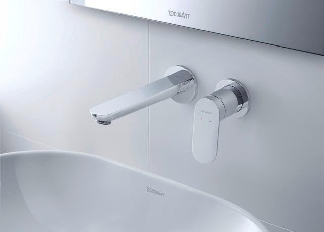 DURAVIT Wave Einhebel-Waschtischmischer Unterputz 202 mm Chrom – Keramikmischsystem