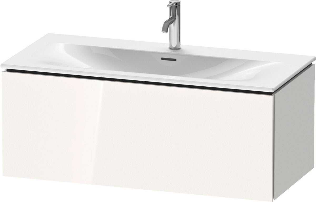 DURAVIT L-Cube Waschtischunterbau wandhängend 1020 mm weiß matt mit Tip-On Technik