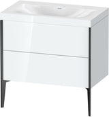 DURAVIT XViu c-bonded Waschtischset 800 mm mit 2 Auszügen, bodenstehend, Soft-Close