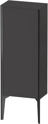 Duravit XViu Halbhochschrank 890 mm, 1 Tür, anthrazit matt, Tip-on & Soft-Close, wandhängend