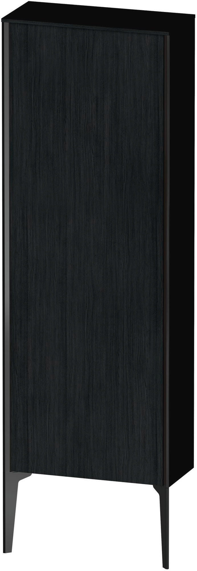 DURAVIT Halbhochschrank XViu 1330 mm Eiche mit Tip-on Technik und Soft-Close