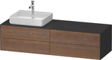 DURAVIT White Tulip Konsolen-Waschtischunterbau 1600 mm, 4 Schubkästen, Weiß Seidenmatt