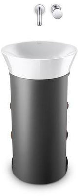 DURAVIT White Tulip Waschtischunterbau bodenstehend 410 mm weiß seidenmatt von Philippe Starck