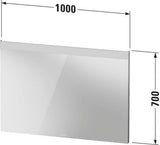 DURAVIT Licht & Spiegel Wandspiegel 600x700mm mit Beleuchtung, Heizung & Sensorschalter – Weiß