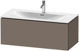 DURAVIT L-Cube Waschtischunterbau wandhängend 1020 mm weiß matt mit Tip-On Technik