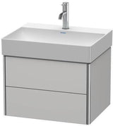 DURAVIT XSquare Waschtischunterbau 584 mm – Wandhängend mit Schubkasten und Siphonausschnitt
