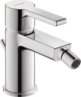 DURAVIT B.2 Einhebel-Bidetmischer Chrom 127 mm mit Zugstangen-Ablaufgarnitur