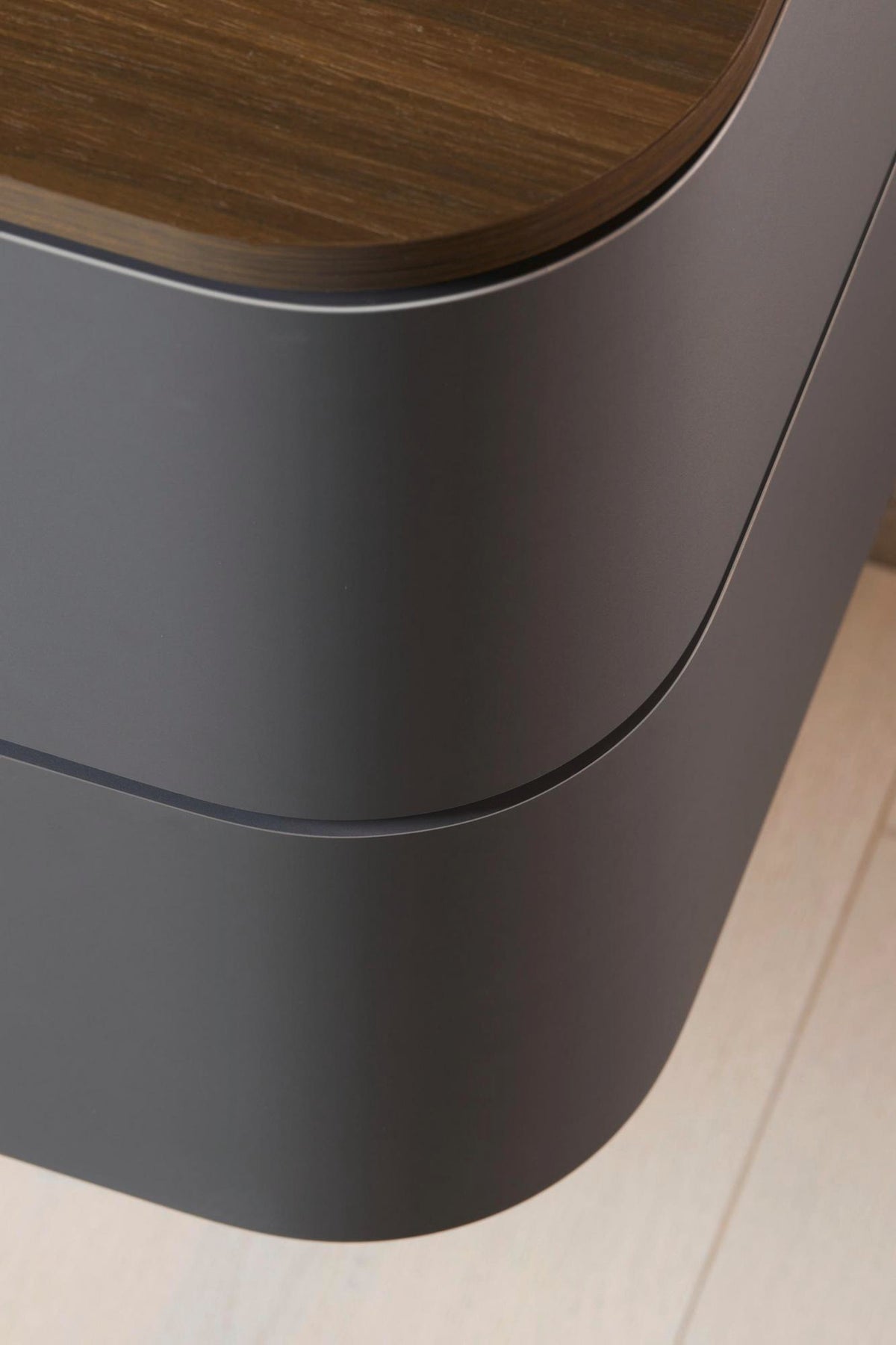 Duravit Konsole Happy D.2+ 650x480mm Weiß Hochglanz mit 1 Ausschnitt