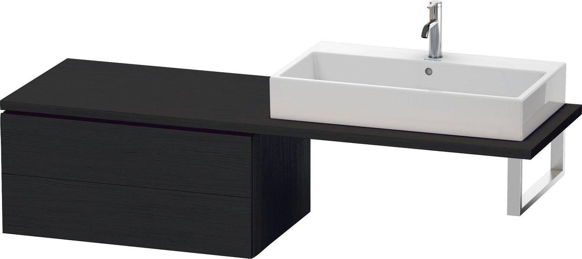 Duravit L-Cube Unterschrank für Konsole 820 mm, 2 Schubkästen, Weiß Matt