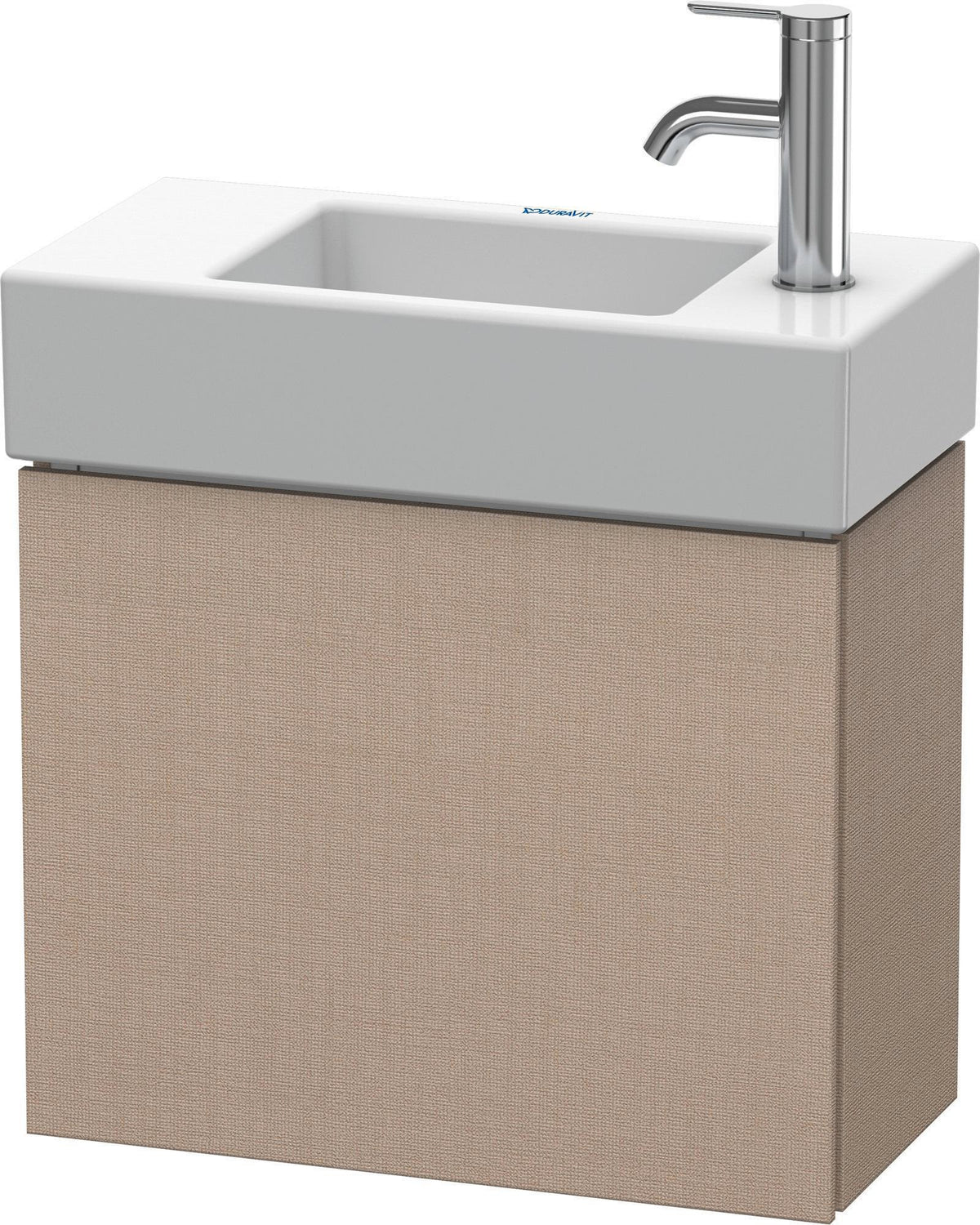 DURAVIT L-Cube Waschtischunterbau 480 mm betongrau matt, wandhängend, 1 Tür rechts