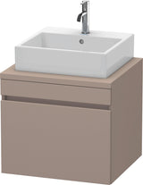 DURAVIT DuraStyle Konsolenunterschrank 600 mm betongrau matt – 1 Auszug, wandhängend