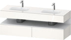 weiß / QA EWT m.Kon-WTU,1600x550x600mm,WPl:2 Ni-Bel,Weiß Hochglanz,Ni:Weiß Matt,Dek