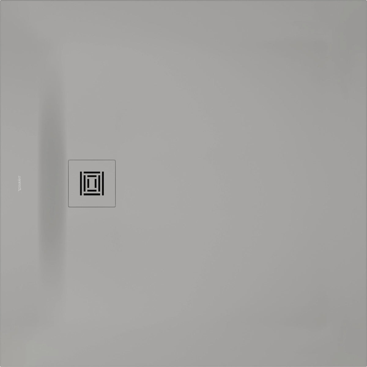 DURAVIT Sustano Duschwanne 800x800x30 mm Mineralguss hellgrau matt – bodenbündig & halbeinbau