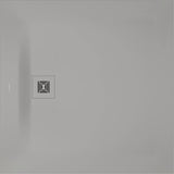 DURAVIT Sustano Duschwanne 800x800x30 mm Mineralguss hellgrau matt – bodenbündig & halbeinbau