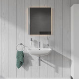 DURAVIT Waschtisch ME by Starck 550 mm Weiß Seidenmatt mit Überlauf und Hahnloch