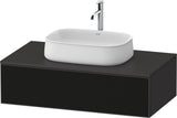 Duravit Zencha Konsolen-Waschtischunterbau 1000 mm Eiche Anthrazit mit 1 Auszug