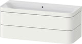 Duravit Happy D.2 c-bonded Waschtischset 1175 mm wandhängend mit 2 Schubkästen und Tip-on Technik