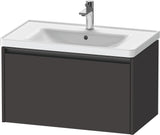 DURAVIT Ketho.2 Waschtischunterbau 784 mm betongrau matt, wandhängend, 1 Auszug