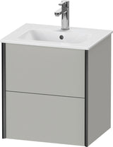DURAVIT XViu Waschtischunterbau wandhängend 510 mm mit 2 Schubkästen und Tip-on Technik