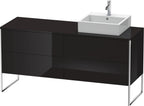 schwarz hochglanz / Mitteldichte Faserplatte (MDF) / schwarz