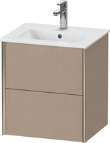 DURAVIT XViu Waschtischunterbau wandhängend 510 mm mit 2 Schubkästen und Tip-on Technik