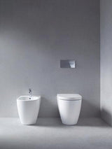 DURAVIT Stand-Bidet ME by Starck 600 mm Weiß Seidenmatt mit Hahnlochbank