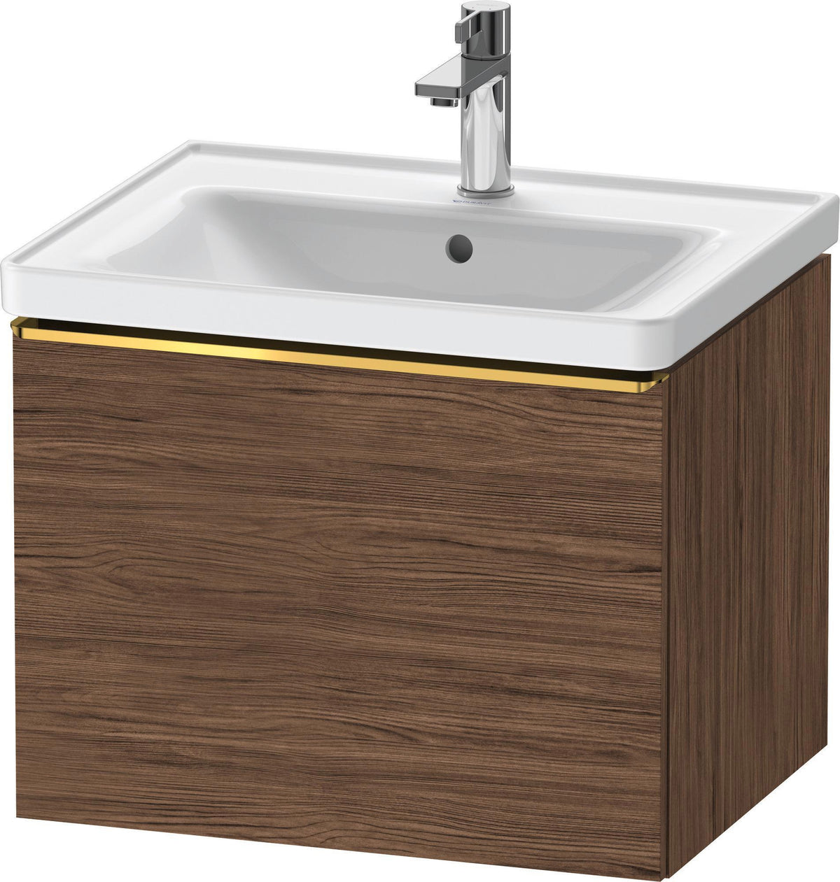 DURAVIT D-Neo Waschtischunterbau 584 mm betongrau matt mit 1 Auszug und Soft-Close