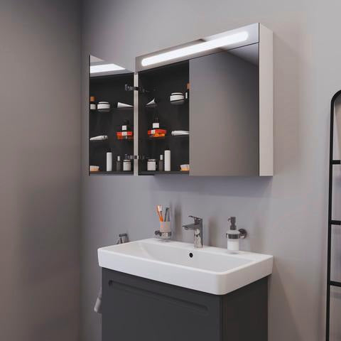Duravit No.1 Waschtischunterbau 740 mm wandhängend mit 1 Auszug und Soft-Close in Weiß Matt