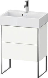 Duravit Waschtischunterbau XSQUARE COMPACT 491x584x390 mm weiß matt mit 2 Auszügen