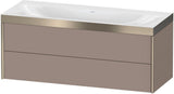DURAVIT XViu c-bonded Waschtischunterbauset 1200 mm wandhängend mit 2 Schubkästen