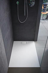 DURAVIT Stonetto Duschwanne 1400x800x50 mm Mineralguss Weiß Matt – Bodenbündig & Rutschhemmend