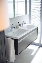DURAVIT Hochschrank Ketho 500 mm weiß matt, 1 Tür links, wandhängend