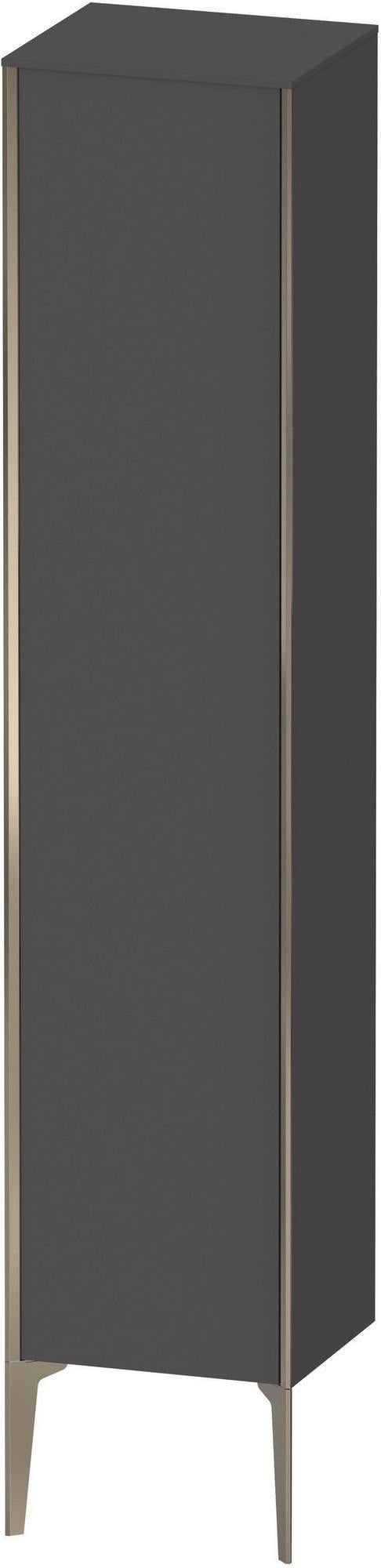 Duravit Hochschrank XViu 1770 mm graphit matt mit Tip-on Technik und Soft-Close