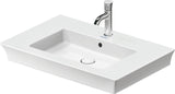 DURAVIT White Tulip Möbelwaschtisch 1050 mm Weiß mit Überlauf und WonderGliss