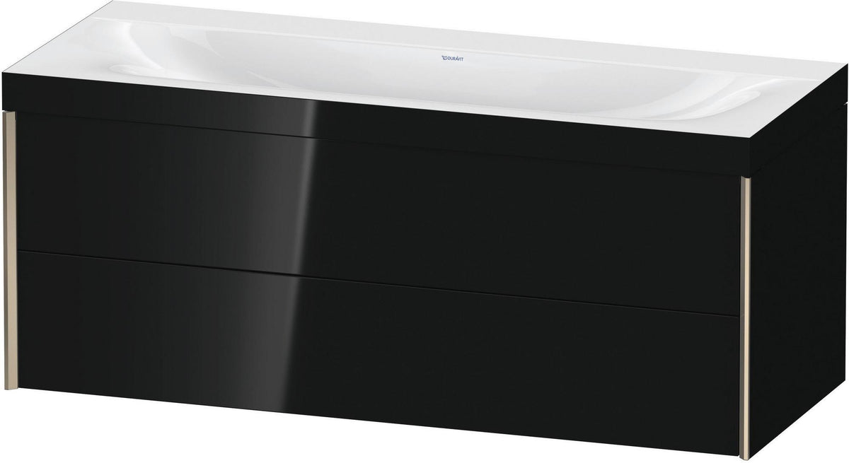 DURAVIT XViu c-bonded Waschtischunterbauset 1200 mm wandhängend mit 2 Schubkästen