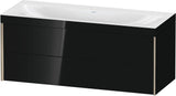 DURAVIT XViu c-bonded Waschtischunterbauset 1200 mm wandhängend mit 2 Schubkästen